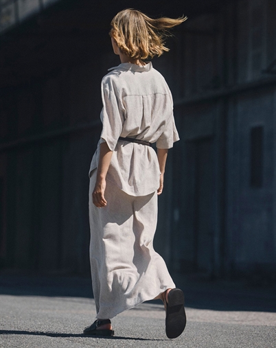 MSCH Copenhagen - MSCHViana Ginia 3/4 Skjorte - Sand Melange